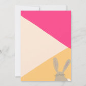 Colorful Watercolor Easter Brunch Invitation Einladung (Rückseite)