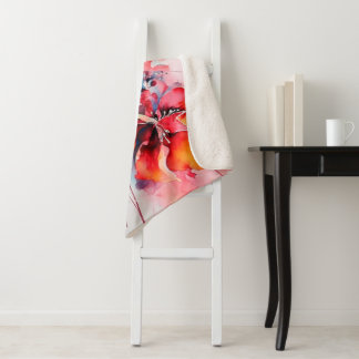 Colorful Watercolor Flowers Vibrant Art Sherpadecke
