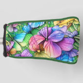 Colorful Watercolor Garden Golf Headcover (Vorderseite)
