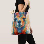 Colorful Watercolor Llama Tote Bag Tasche (Von Nahem)