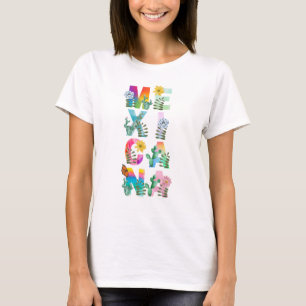 Colorful Watercolor Mexicana T-Shirt