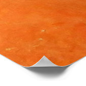 Colorful Watercolor & Neon Tropical Cocktails Poster (Ecke)