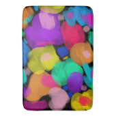 Colorful watercolor print badematte (Vorderseite Vertikal)