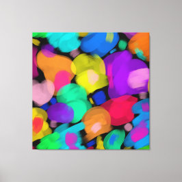 Colorful watercolor print leinwanddruck