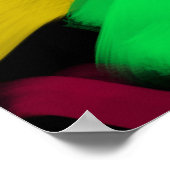 Colorful watercolor print poster (Ecke)