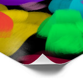 Colorful watercolor print poster (Ecke)