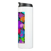 Colorful watercolor print thermosbecher (Nach rechts gedreht)