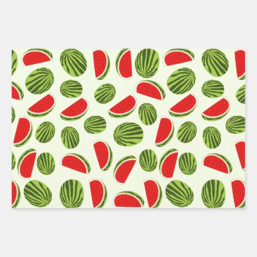 Colorful Watermelon Summer Geschenkpapier Set (Vorderseite 2)