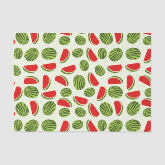 Colorful Watermelon Summer Seidenpapier (Vorderseite)