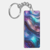 Colorful Waves Schlüsselanhänger (Vorderseite links)