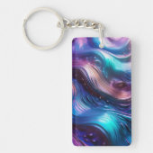 Colorful Waves Schlüsselanhänger (Vorderseite)