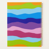 Colorful Waves with Name Planer (Rückseite)