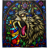 Colorful Werewolf Duschvorhang (Vorderseite)