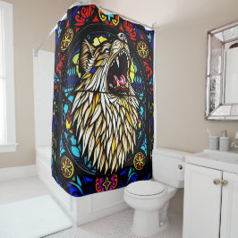 Colorful Werewolf Duschvorhang