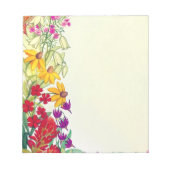 Colorful Western Wildflower Notizblock (Vorderseite)