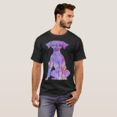 Colorful Whippet T-Shirt (Vorne ganz)
