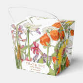 Colorful Wild Blume Country Future Frau Floral Geschenkschachtel (Rückseite)