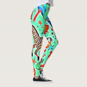 Colorful Wild Wonder Animal Kingdom Leggings (Rechts)