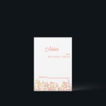 Colorful Wildblume Wedding Advice Card Hinweiskarte<br><div class="desc">Das ist eine schöne,  elegante Wildblume Wedding Advice Card. Diese farbenfrohe Hochzeitsratenkarte für Wildblumen ist perfekt für Ihre schlichte,  skurrile Hochzeitsfeier mit Boho. Es ist perfekt wie Hochzeitskarten,  Platzkarten,  Visitenkarten und mehr. Klicken Sie auf die Schaltfläche Anpassen,  um das Design zu personalisieren.</div>