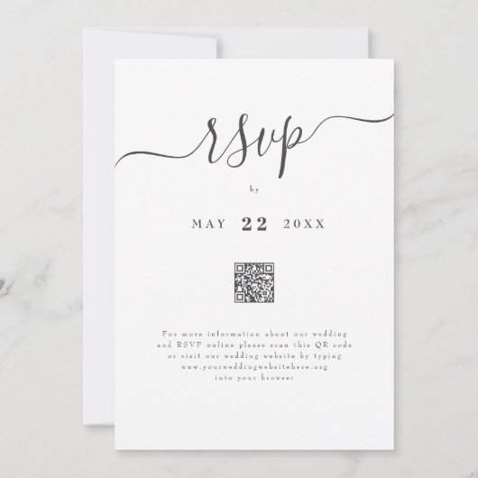 Colorful Wildflower Boho Wedding QR code Einladung (Rückseite)