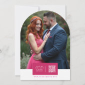 Colorful Wildflowers & Butterflies Faith Wedding Einladung (Rückseite)