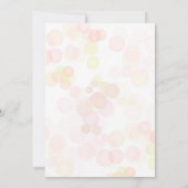 Colorful Wildflowers Butterflies Girl's Birthday Einladung (Rückseite)