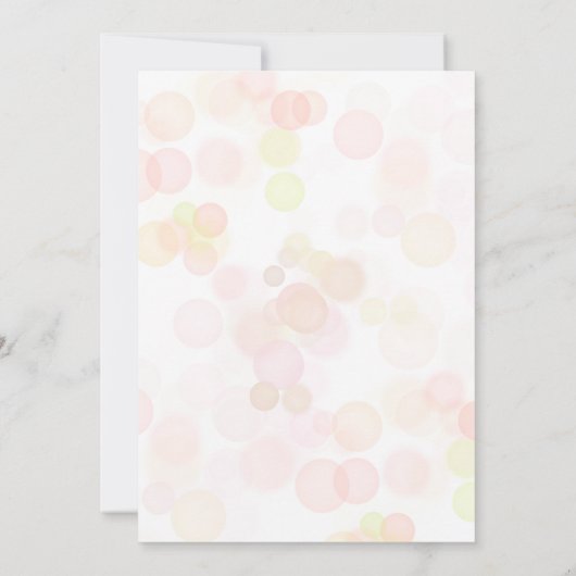 Colorful Wildflowers Butterflies Girl's Birthday Einladung (Rückseite)