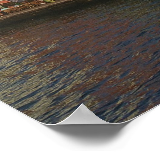 Colorful Willemstad Curacao Poster (Ecke)