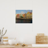 Colorful Willemstad Curacao Poster (Küche)