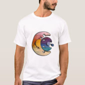 Colorful Wooden Puzzle Circle T-Shirt (Vorderseite)
