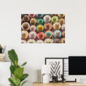 Colorful Woven Hats Poster (Heimbüro)