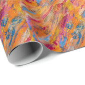 Colorful wrapping paper geschenkpapier (Rolleneckpunkt)