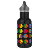 Colorful Yin Yangs Edelstahlflasche (Links)