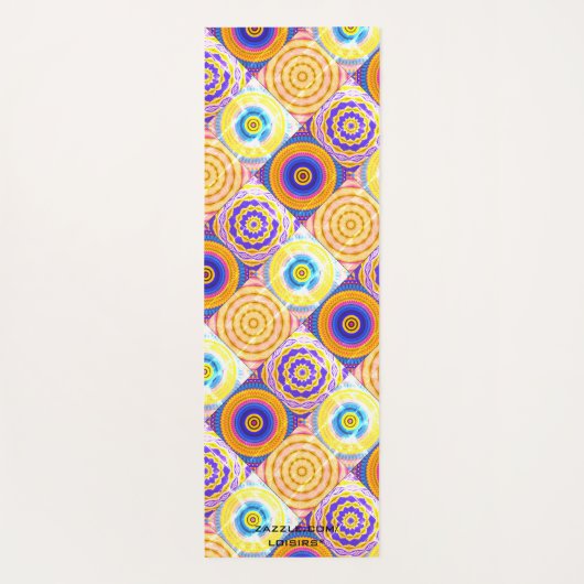 Colorful Yogamatte (Rückseite)