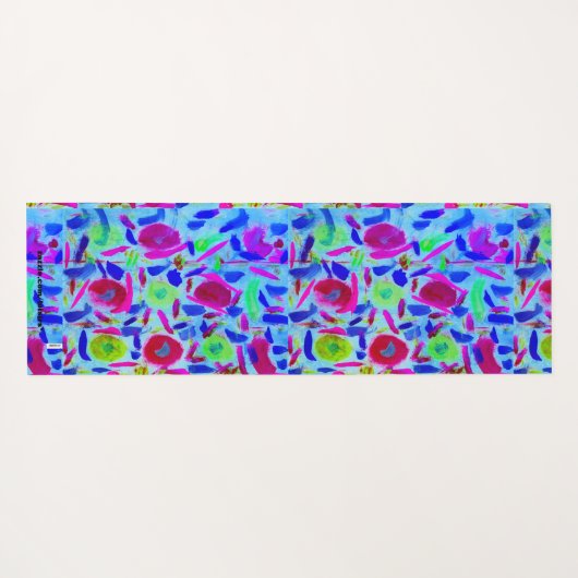Colorful Yogamatte (Rückseite (Horizontal))