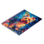 Colorful Yorkshire Terrier Notizblock (Linke Seite)