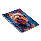 Colorful Yorkshire Terrier Notizblock (Rechte Seite)