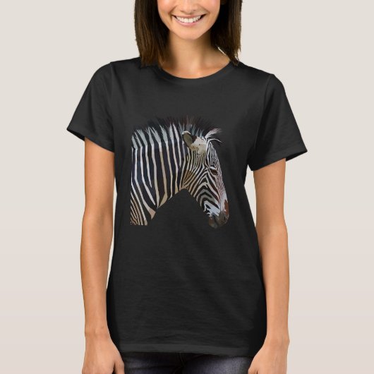 Colorful Zebra Graphic 1 T-Shirt (Vorderseite)