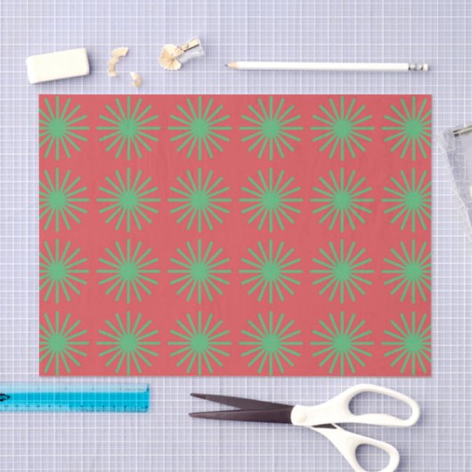 Colorful Zebra Pattern Seidenpapier (Handwerk)