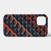 Colorful zigzag Karo-steps Case-Mate iPhone Hülle (Rückseite (Horizontal))