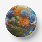 #ColorfulFlowerPaperPlate Pappteller (Vorderseite)