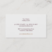 ColorfulFun Confetti Event Makeup Artist Salon Visitenkarte (Rückseite)