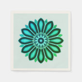 COLORFULL BLUME ART GIFT DAUGHTER MAMA BOSS 2026 SERVIETTE (Vorderseite)