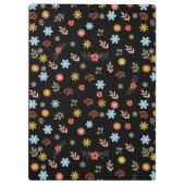 Colorfull Cute spring floral, watercolor pattern Klemmbrett (Rückseite)