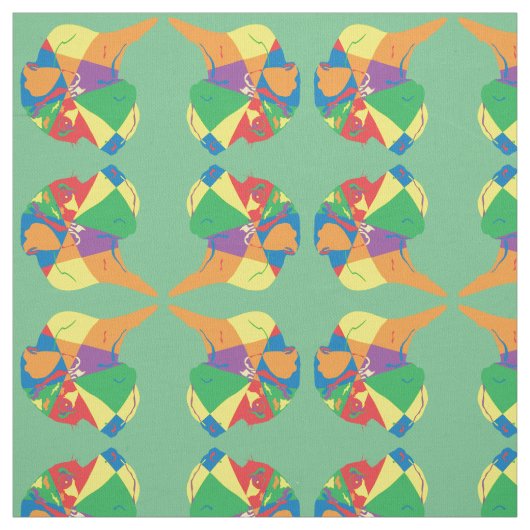 Colorfull Great Dane Stoff (Muster)