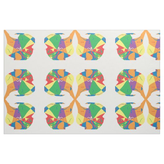 Colorfull Great Dane Stoff (Fat Quarter (45,7 x 55,9 cm))