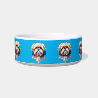 Colorfull Shih Tzu Bowl Napf