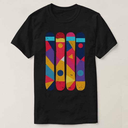 Colorfull Snowboard T-Shirt (Design vorne)
