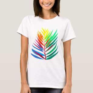 Colorfull verlasse minimalistische Frauen Basic T  T-Shirt
