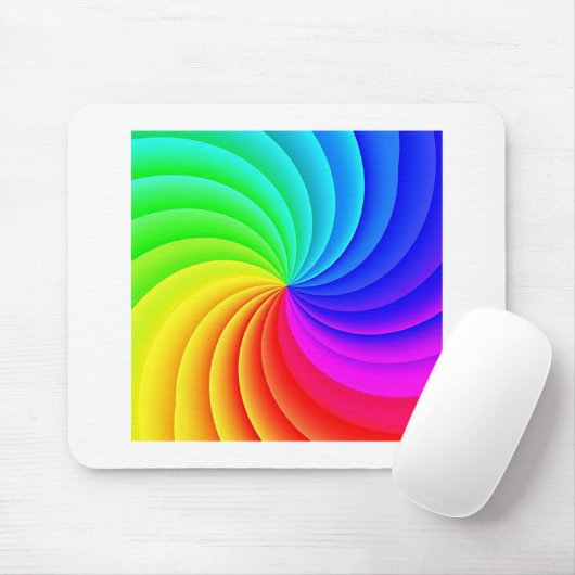 Colorfulm Pinwheel Mousepad (Mit Mouse)